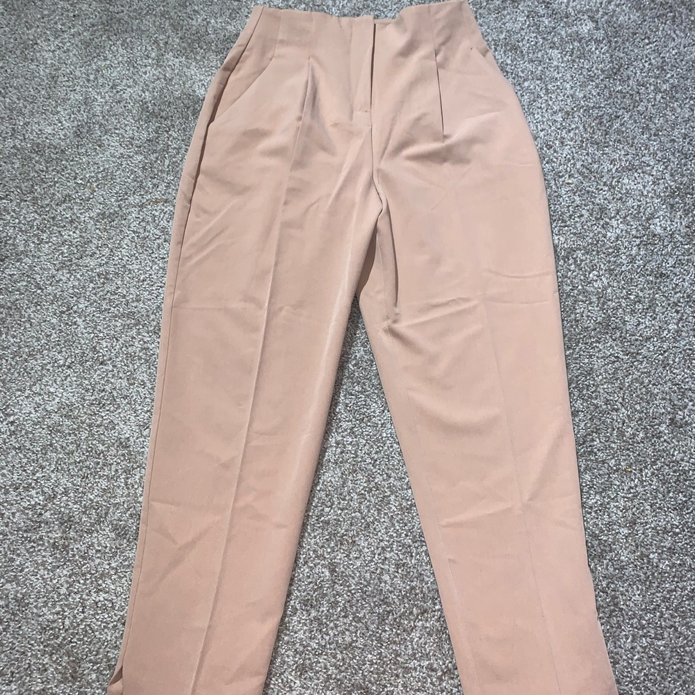 ASOS Pleated Khaki Pants - Petite 0